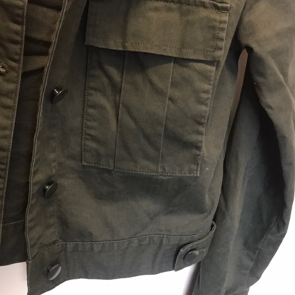 A New Day Forrest Green Military Jacket Size Med - Picture 7 of 7